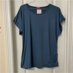 Extra belleza blue short sleeve t-shirt size 3x